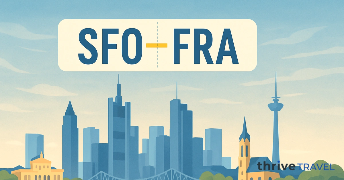 San Francisco to Frankfurt