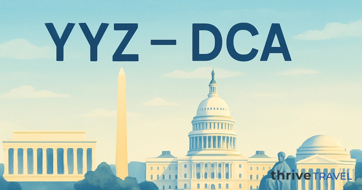 Toronto to Washington