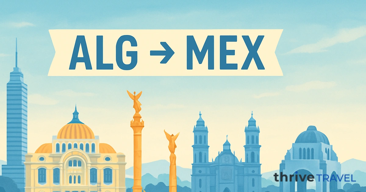 Algiers to Mexico City