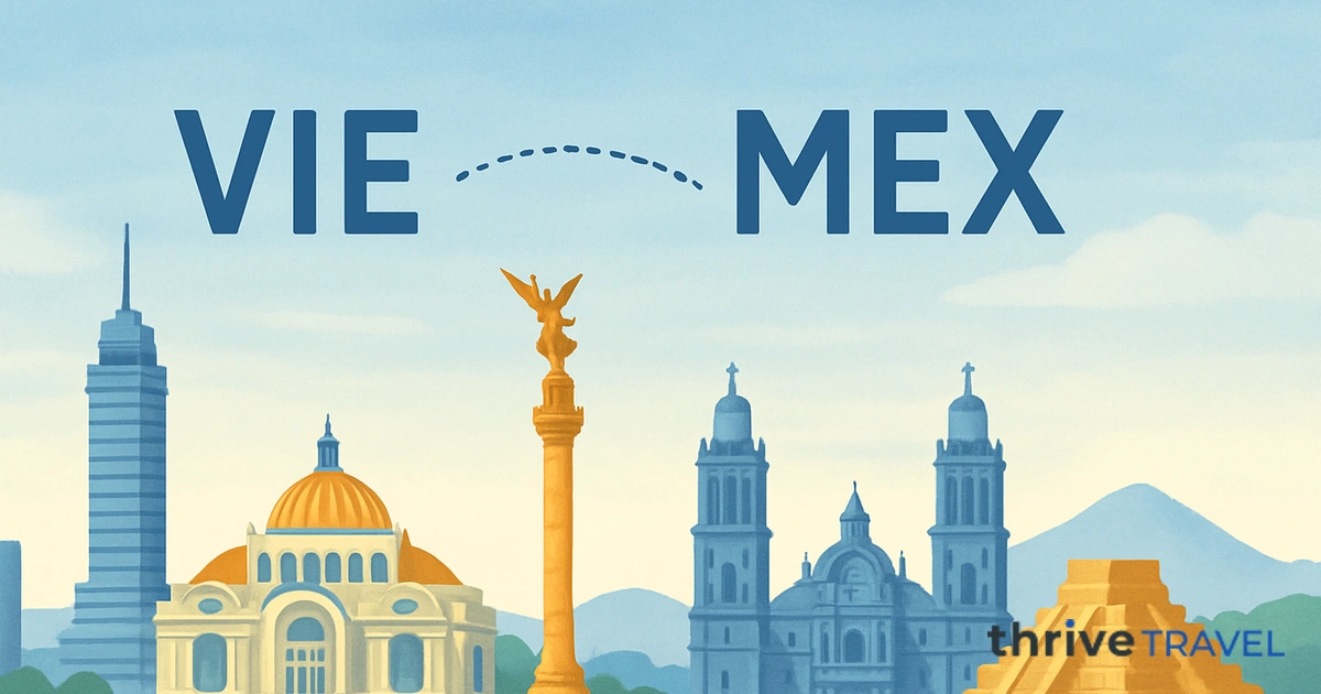 Vienna to Mexico City