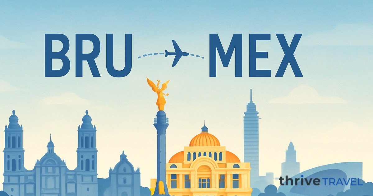 Brussels to Mexico City