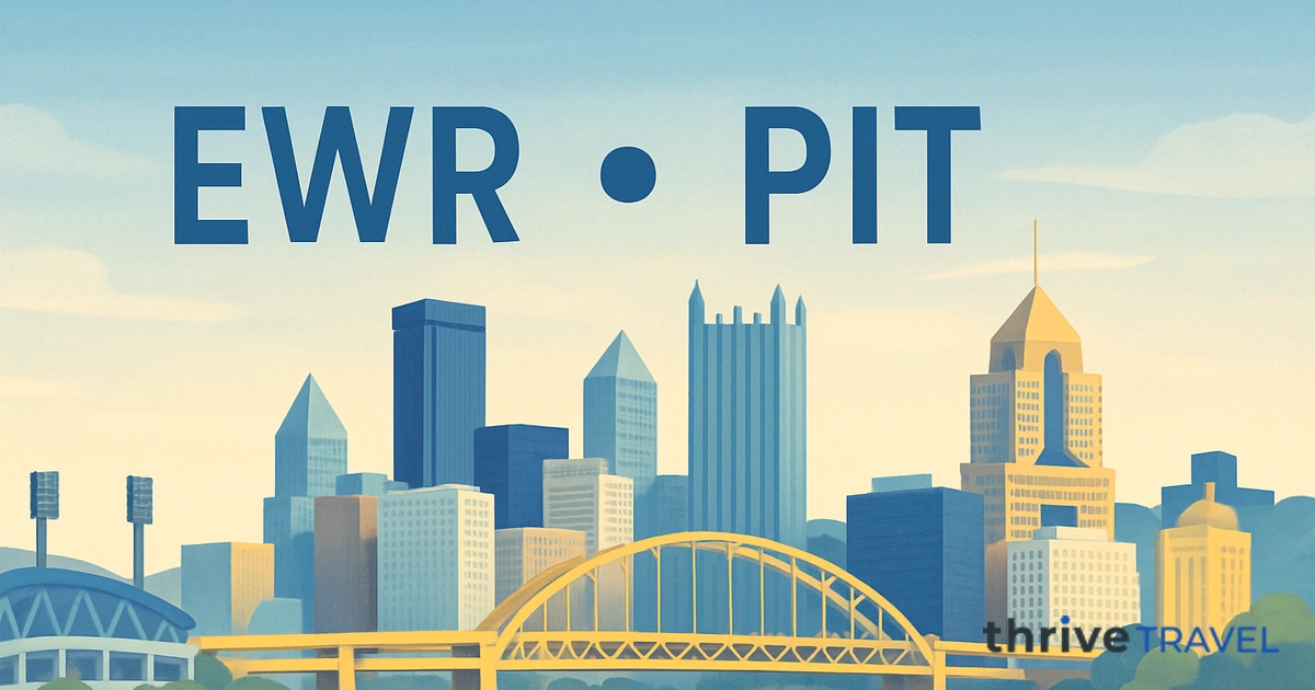 Newark to Pittsburgh