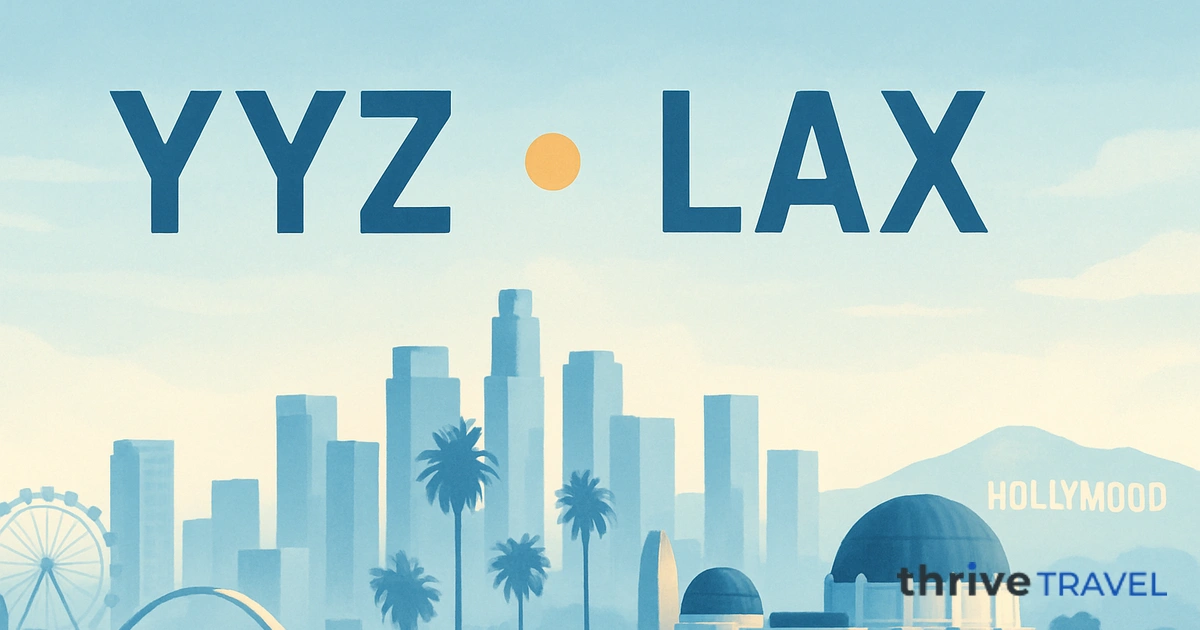 Toronto to Los Angeles