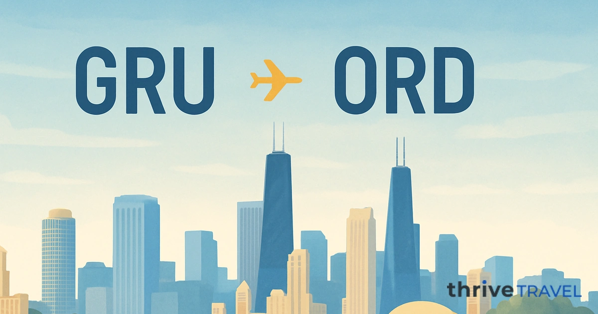 São Paulo to Chicago