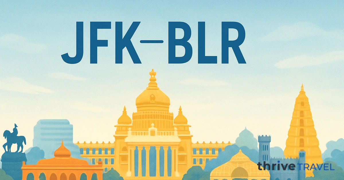 New York to Bangalore