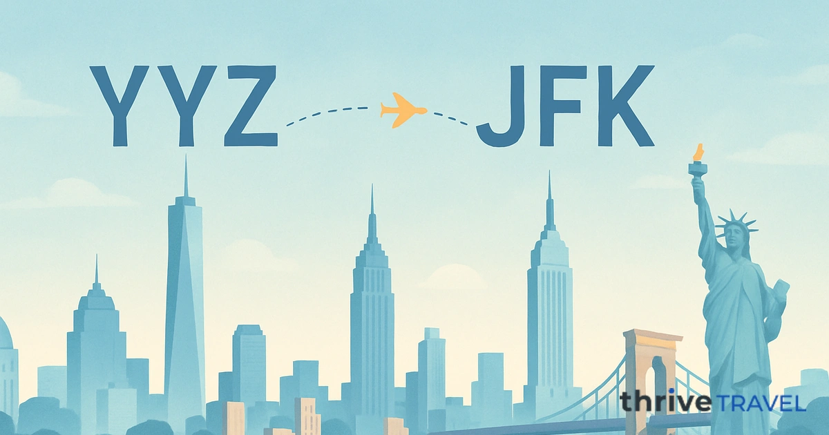 Toronto to New York
