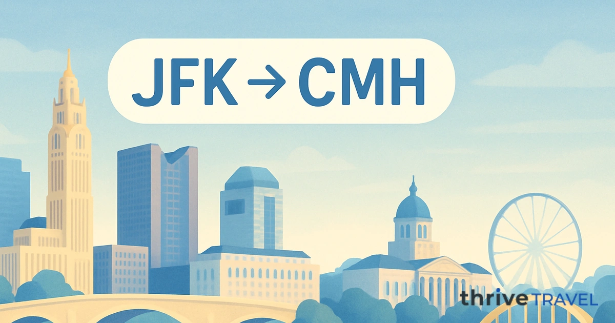 New York to Columbus