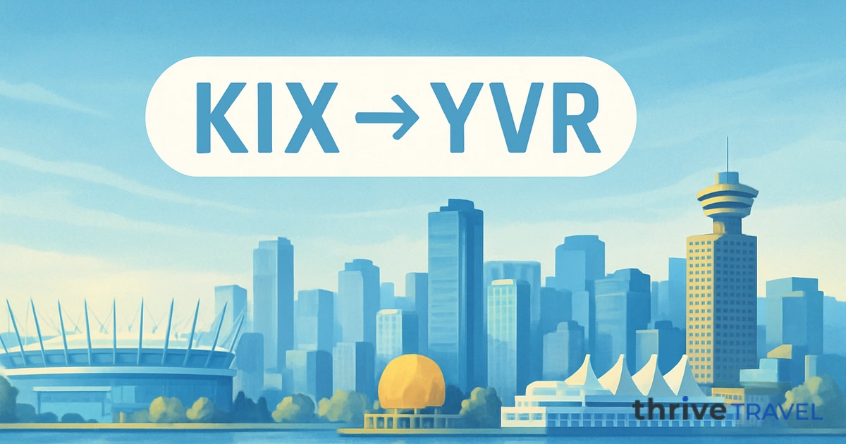 Osaka to Vancouver