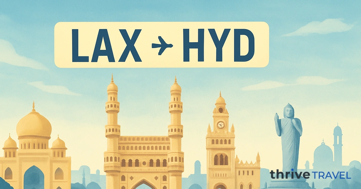 Los Angeles to Hyderabad