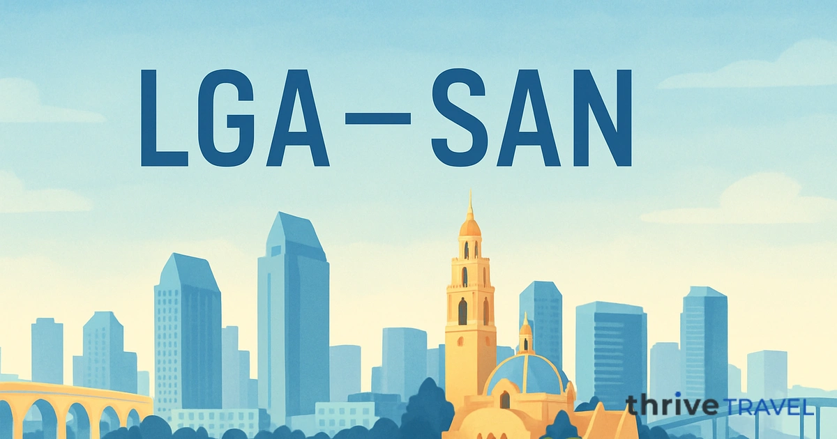New York to San Diego