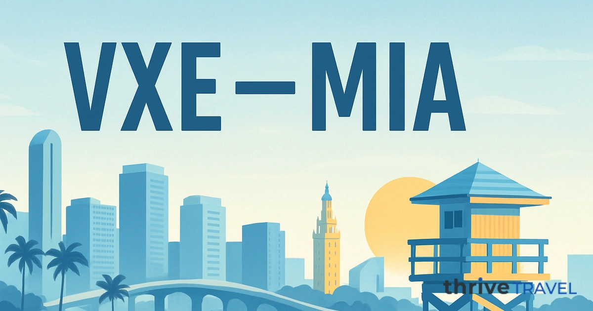 São Vicente to Miami