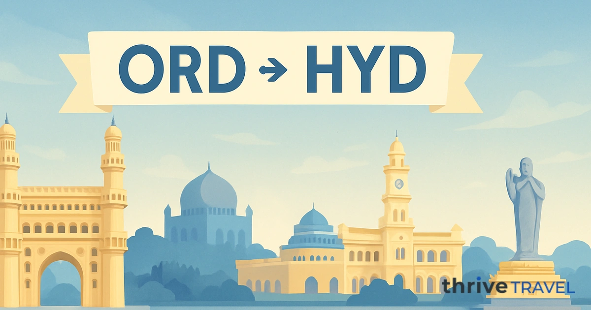 Chicago to Hyderabad