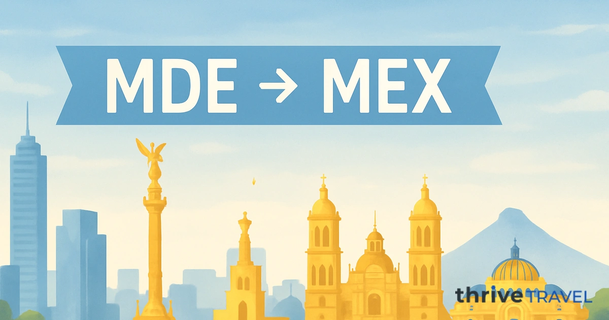 Medellín to Mexico City