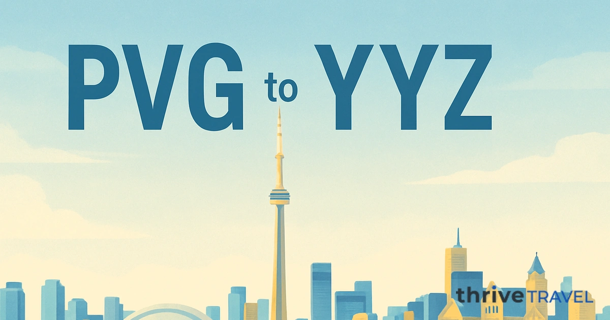 Shanghai to Toronto