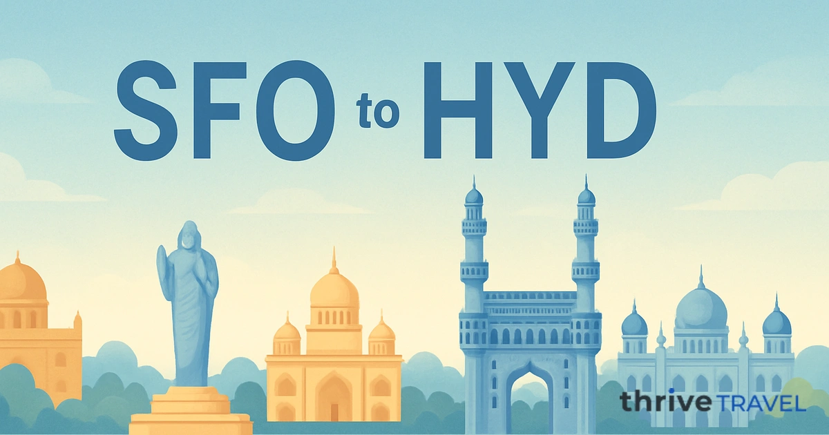 San Francisco to Hyderabad