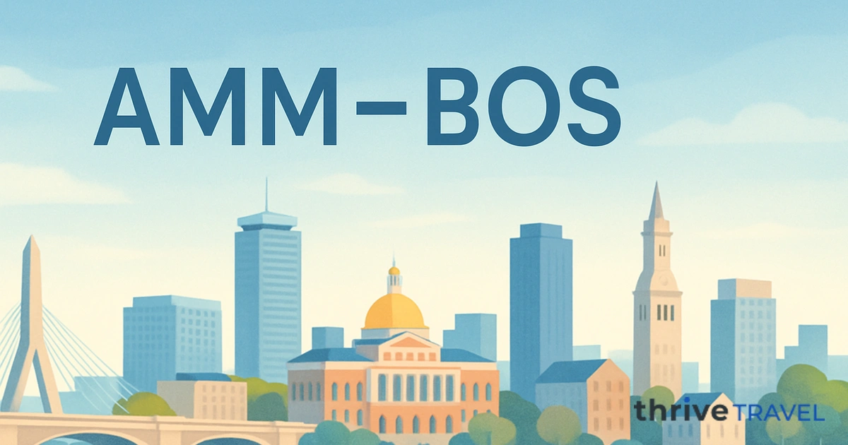 Amman to Boston