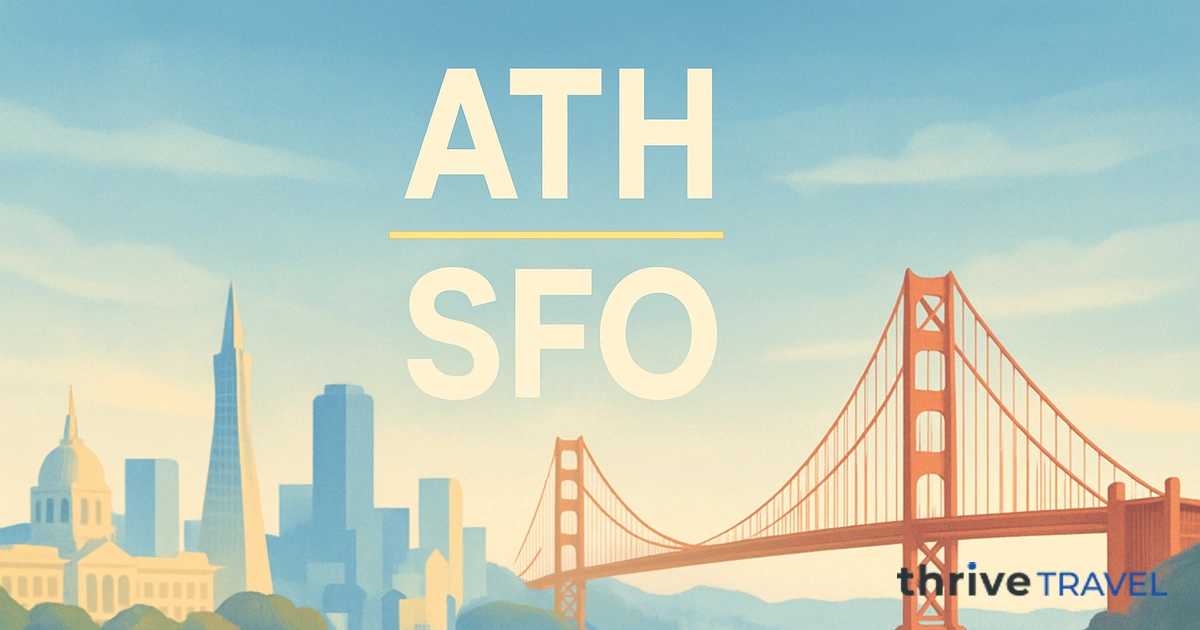 Athens to San Francisco