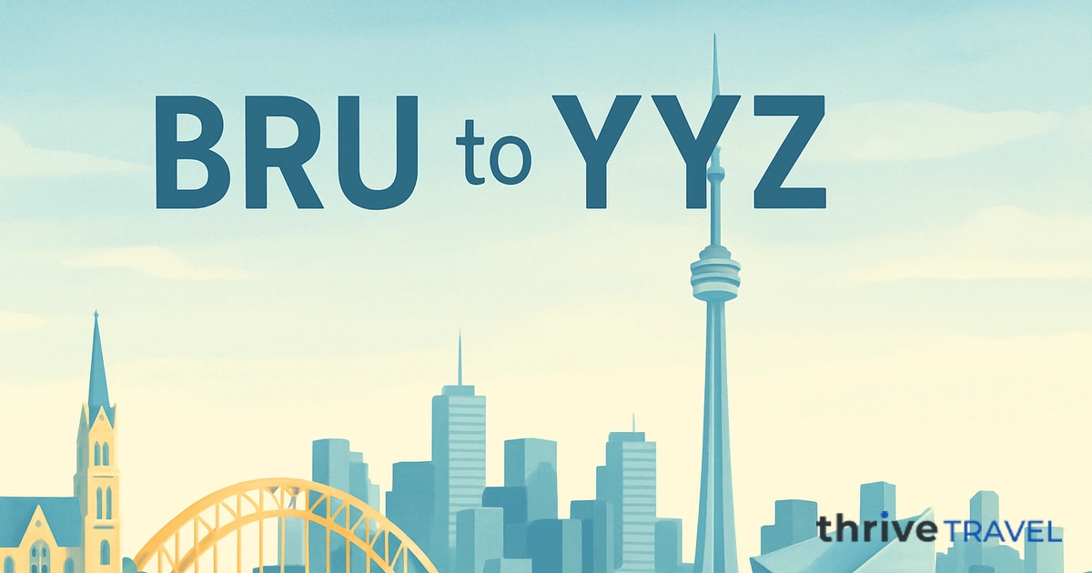 Brussels to Toronto