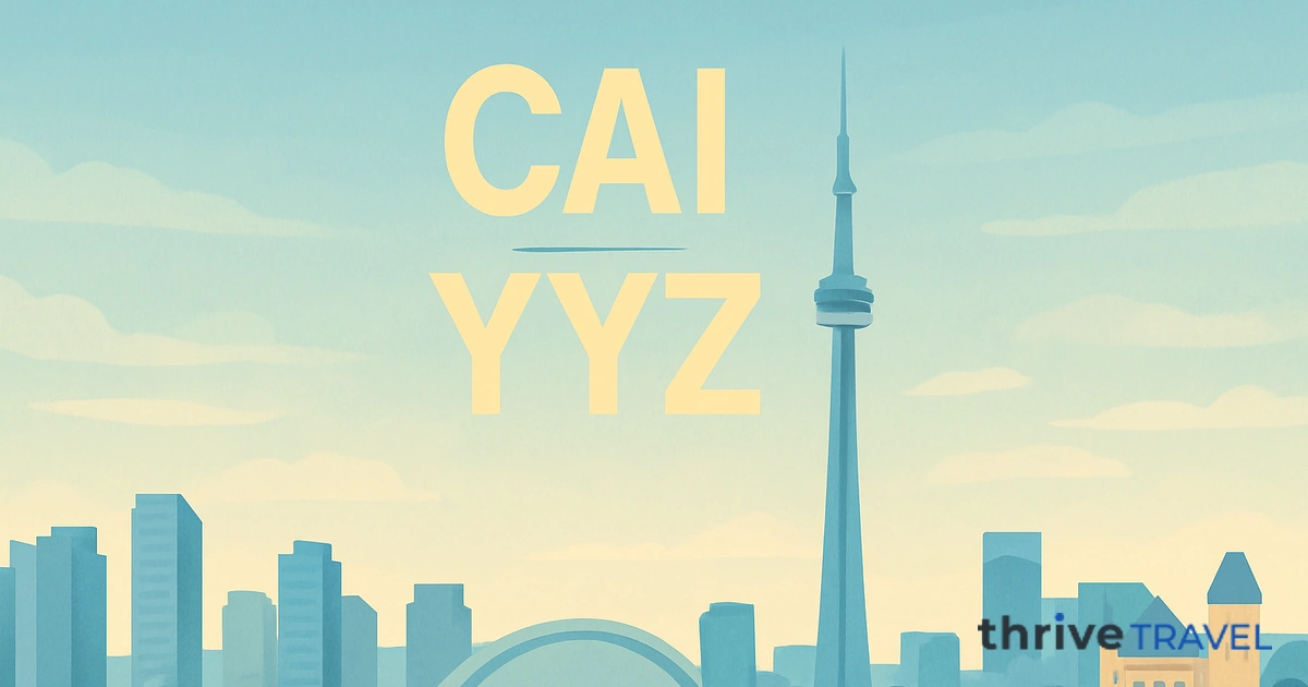 Cairo to Toronto
