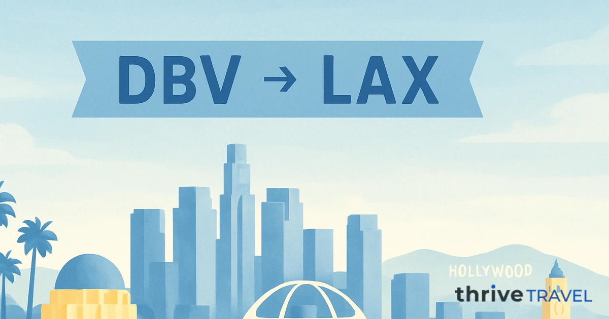Dubrovnik to Los Angeles