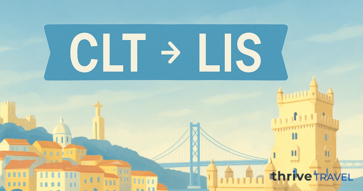 Charlotte to Lisbon