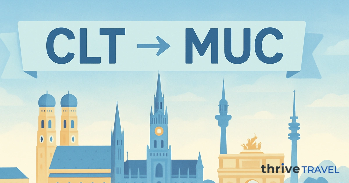 Charlotte to Munich