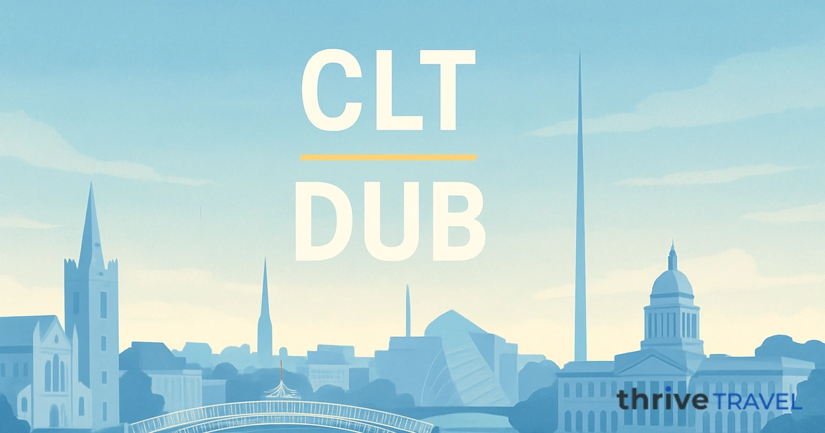 Charlotte to Dublin