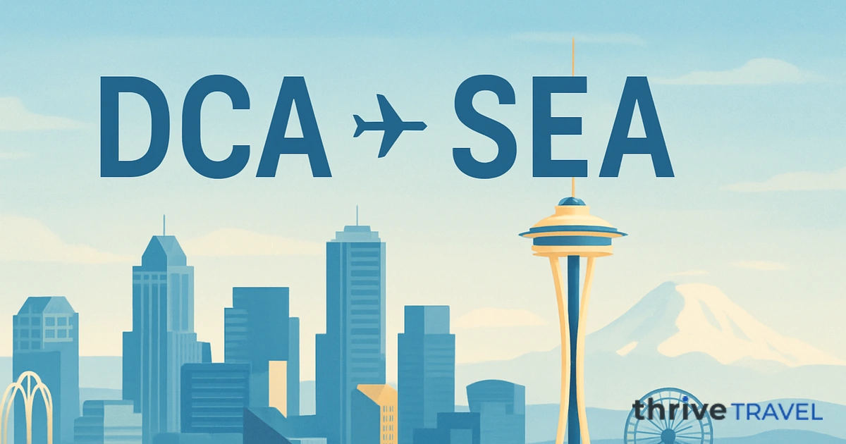 Washington to Seattle