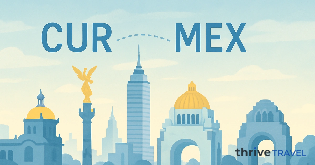 Curaçao to Mexico City