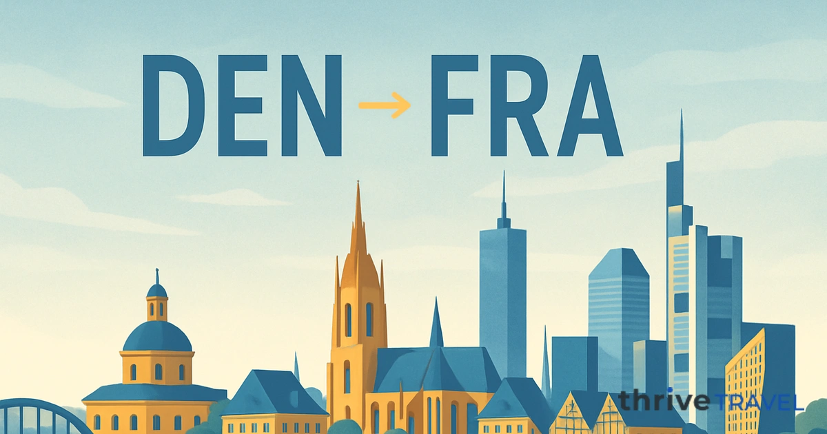 Denver to Frankfurt