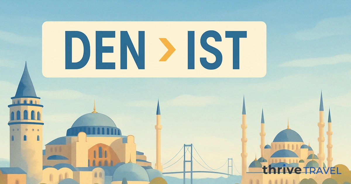 Denver to Istanbul