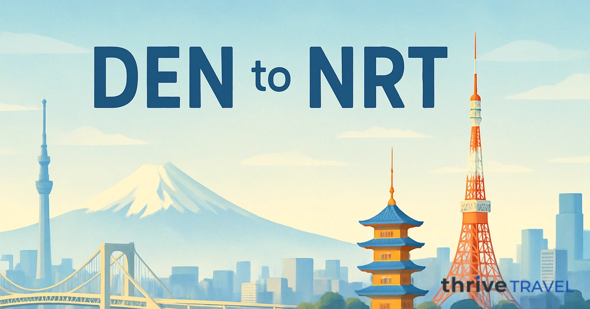 Denver to Tokyo