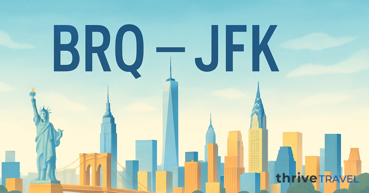 Brno to New York