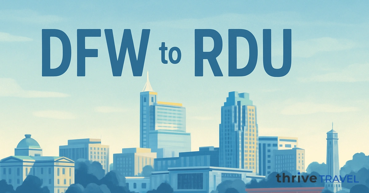 Dallas to Raleigh