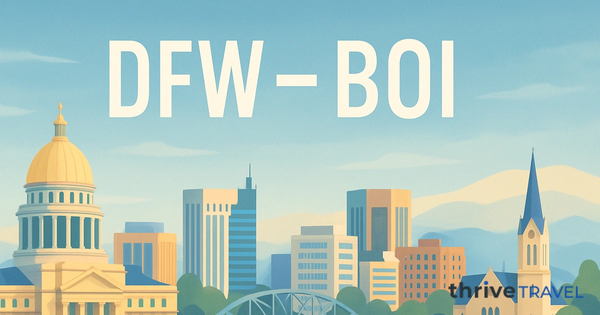 Dallas to Boise