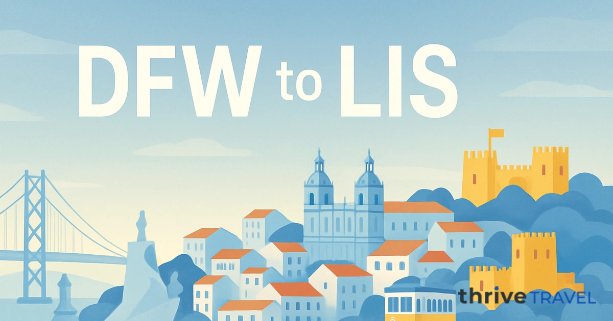 Dallas to Lisbon