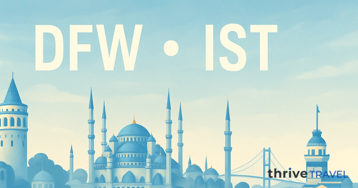 Dallas to Istanbul