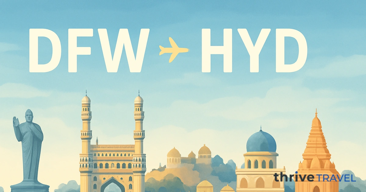 Dallas to Hyderabad