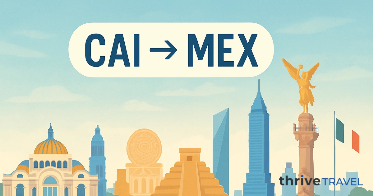 Cairo to Mexico City