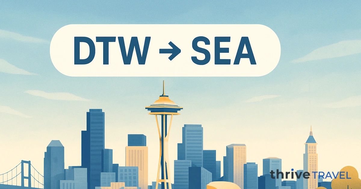 Detroit to Seattle