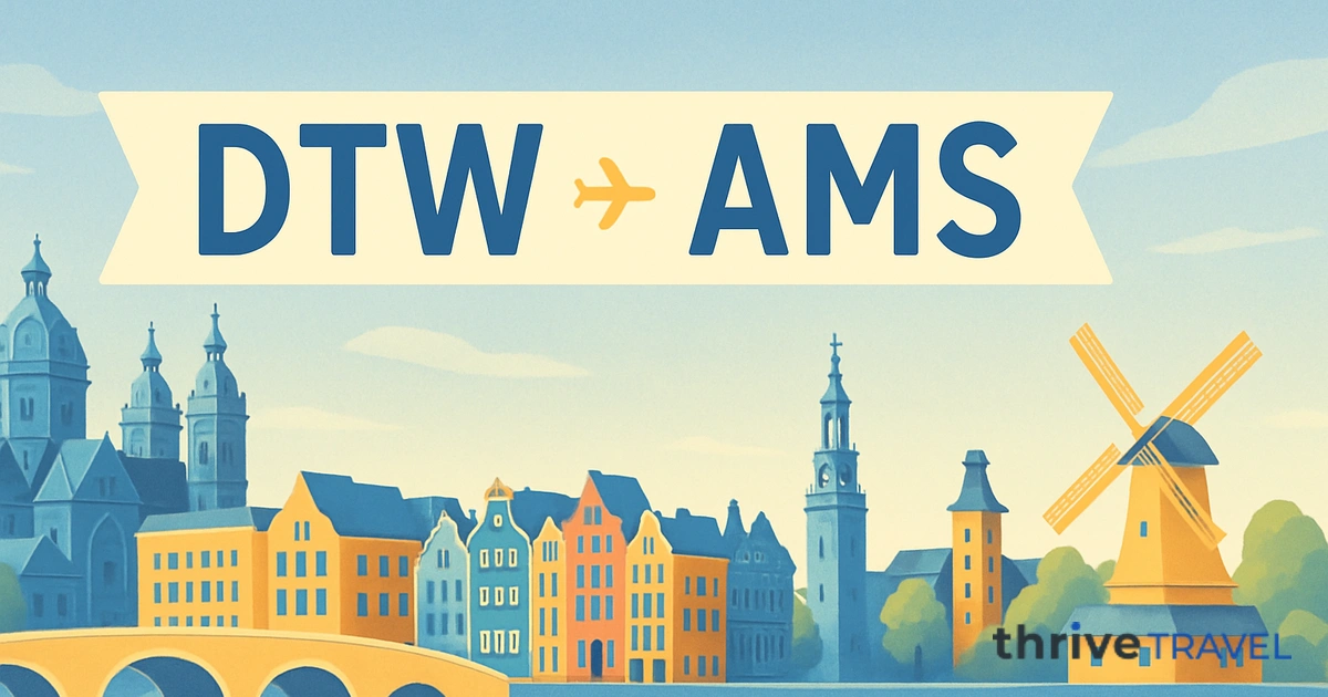 Detroit to Amsterdam