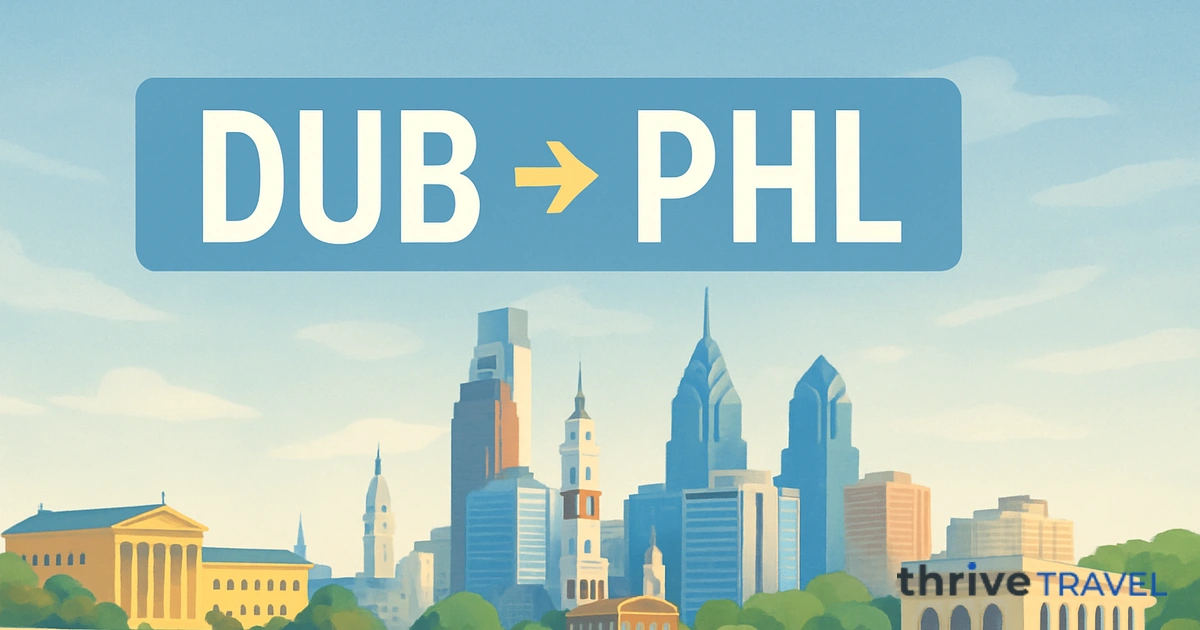 Dublin to Philadelphia
