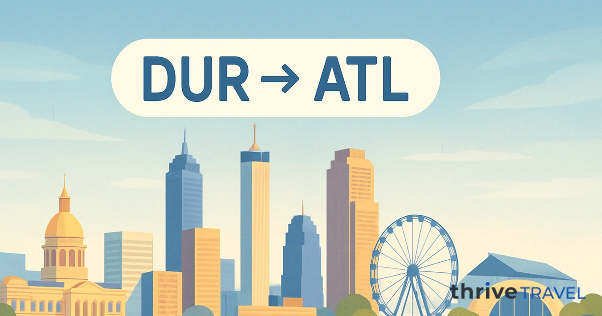Durban to Atlanta
