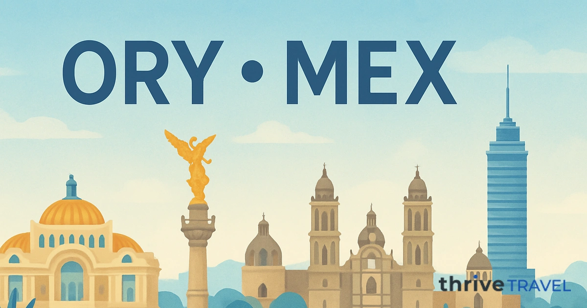Paris to Mexico City