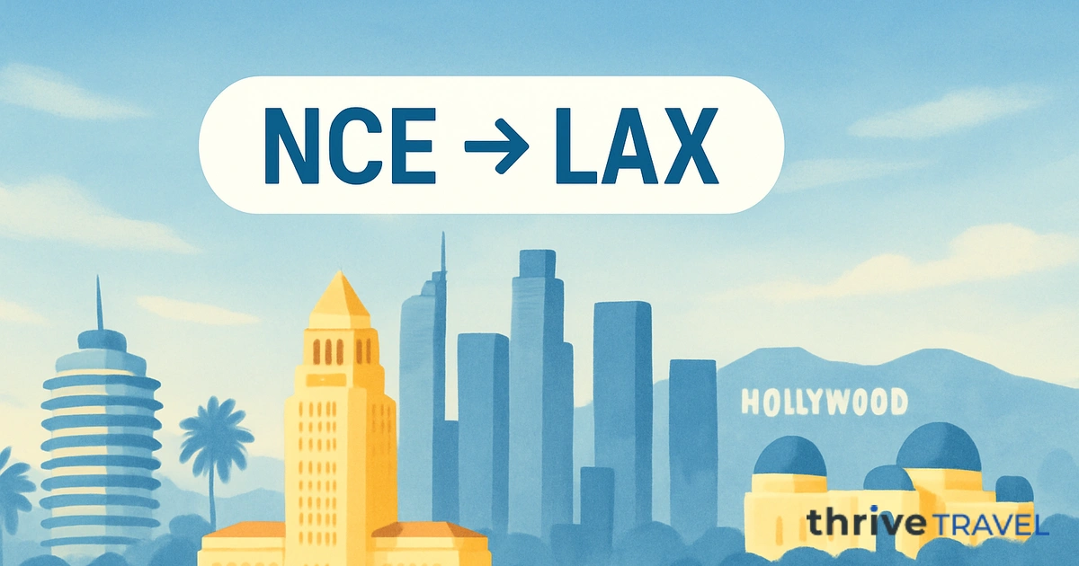 Nice to Los Angeles