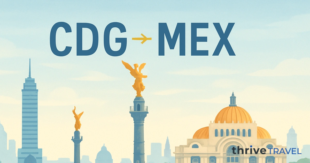 Paris to Mexico City