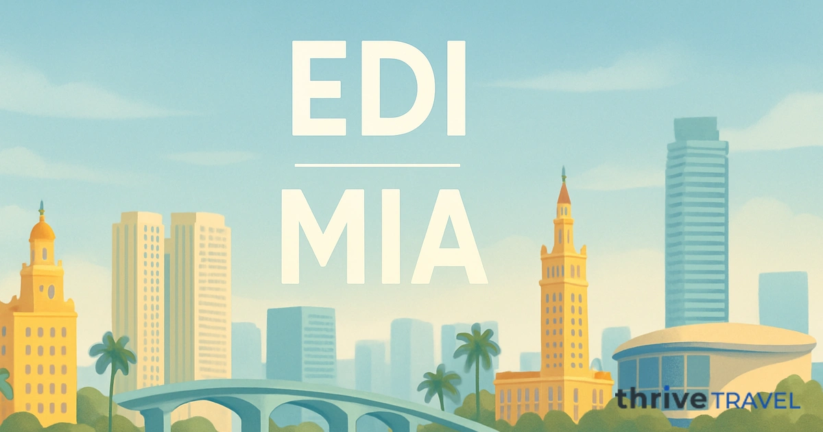 Edinburgh to Miami