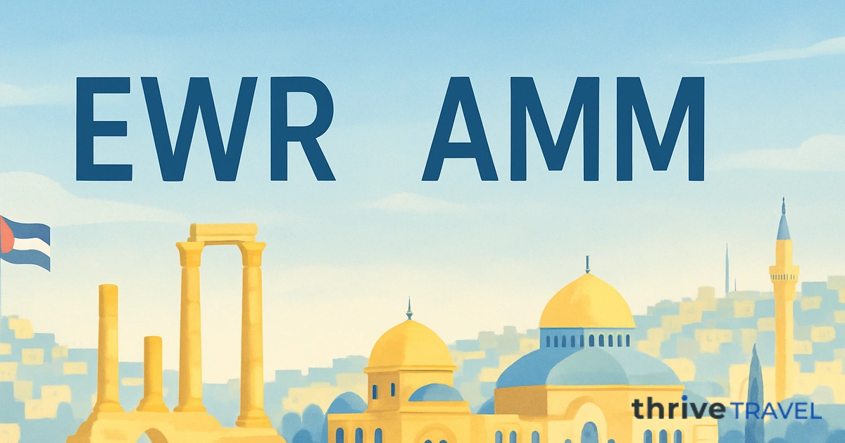 Newark to Amman