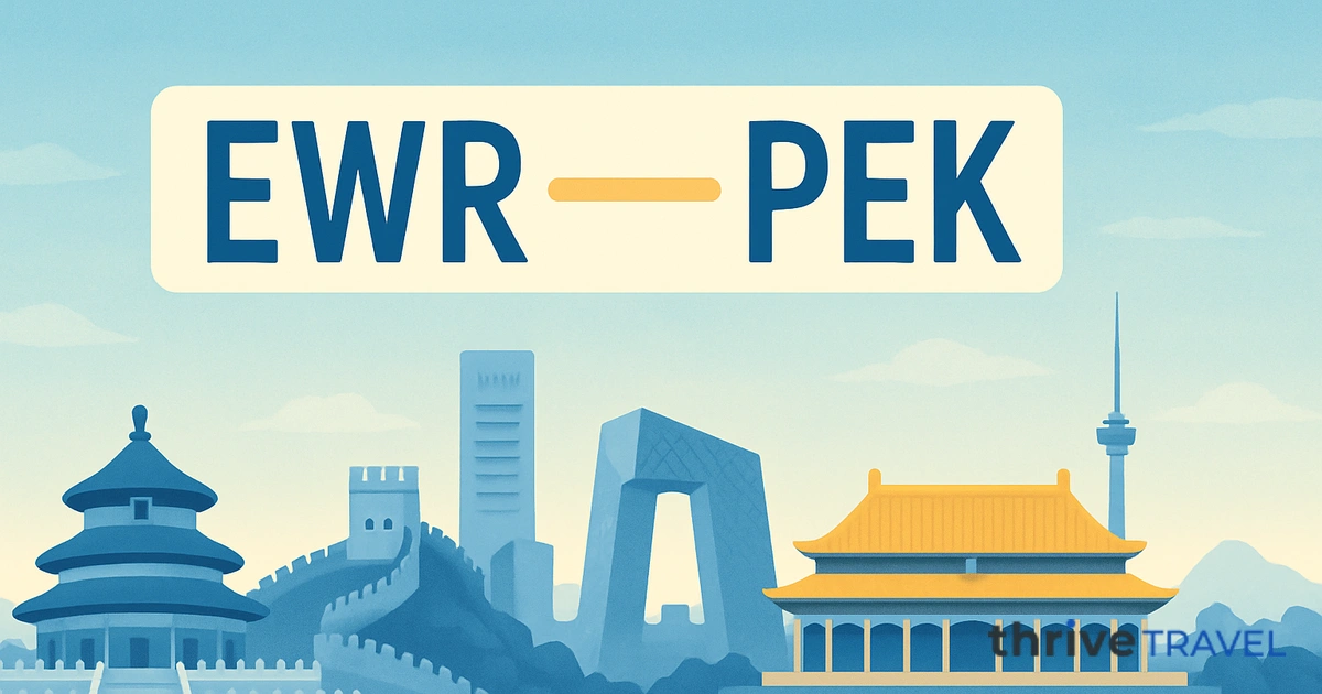 Newark to Beijing