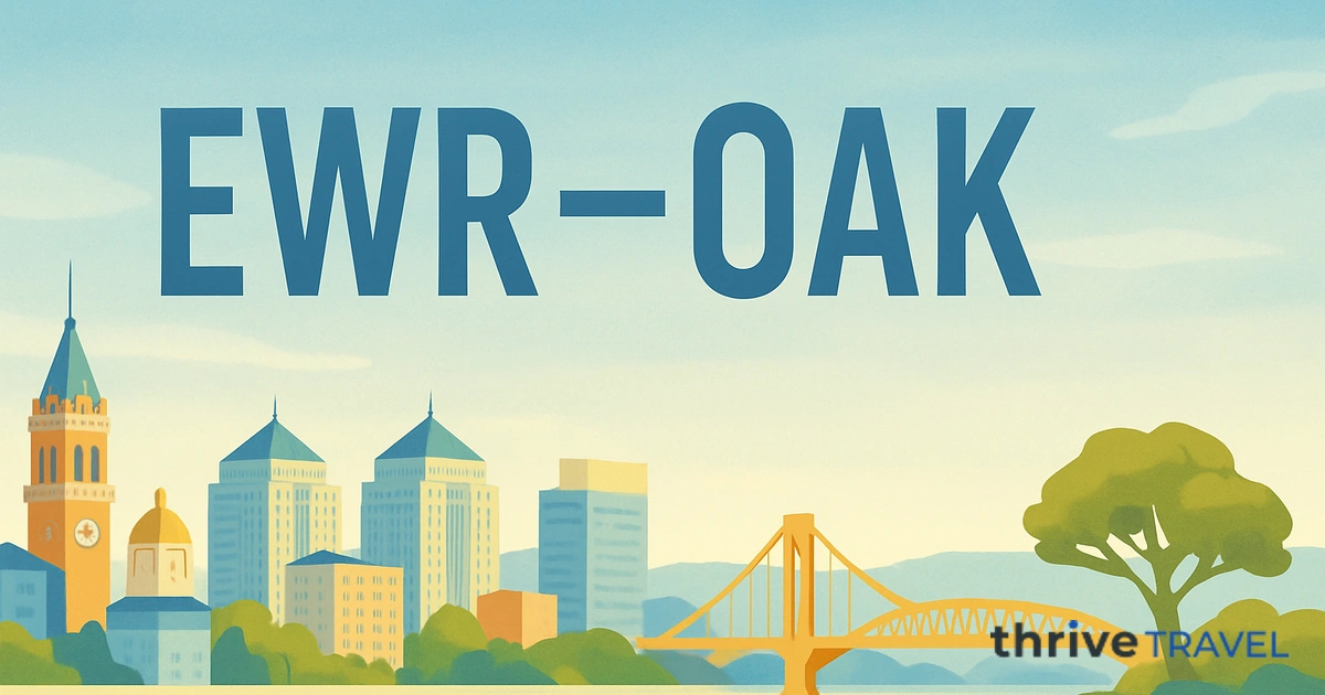 Newark to Oakland